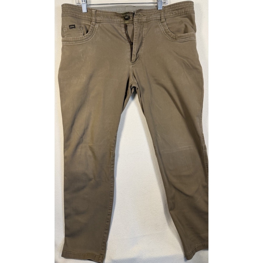 Kuhl Revolt Pants Mens 38 x 32 Khaki Brown Performance Stretch Utility Trousers